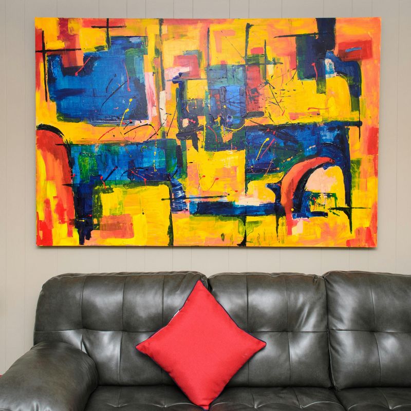 Oversized Abstract Art