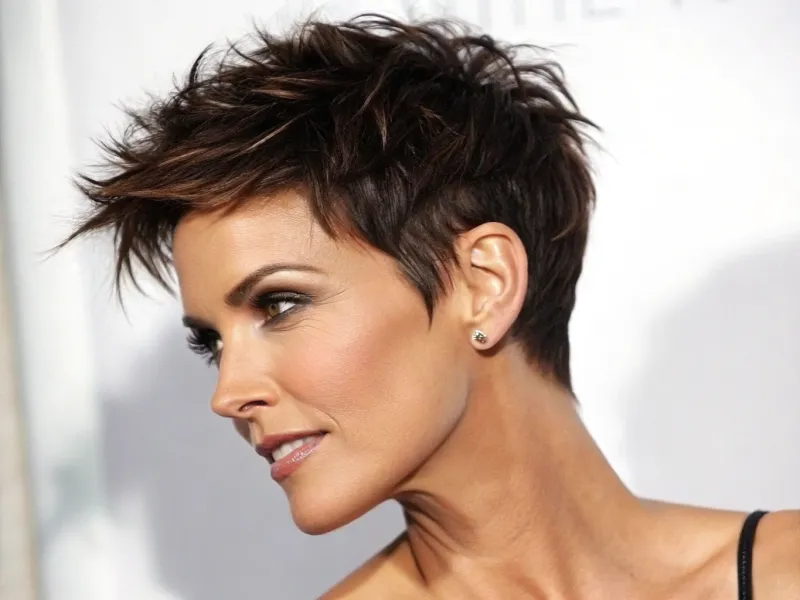 Pixie Cut with Choppy Layers