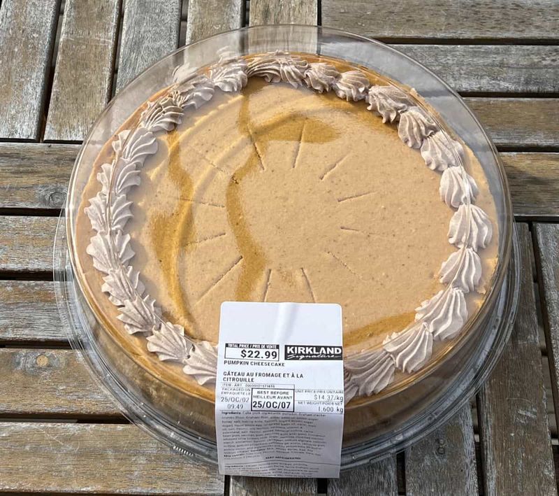 Pumpkin Cheesecake (Costco Bakery)