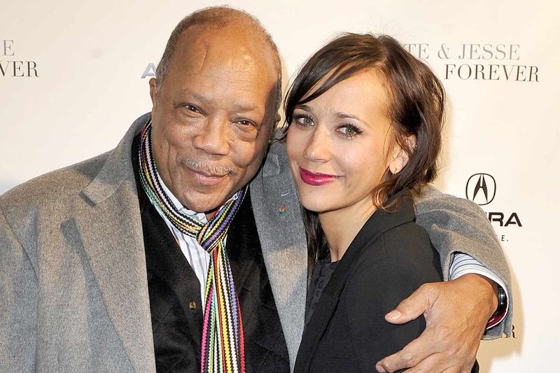 Rashida Jones and Quincy Jones