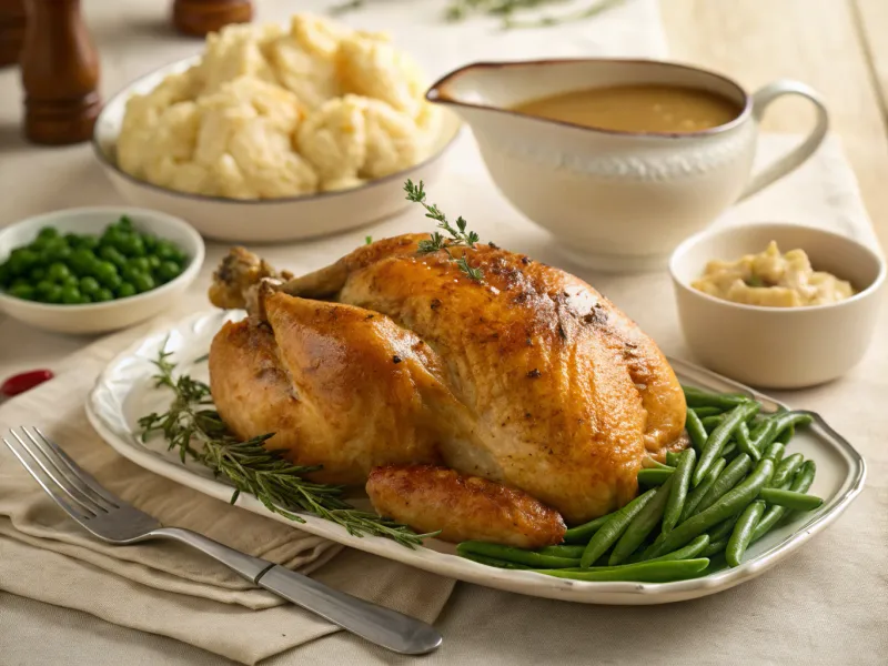 Roast Chicken with Gravy