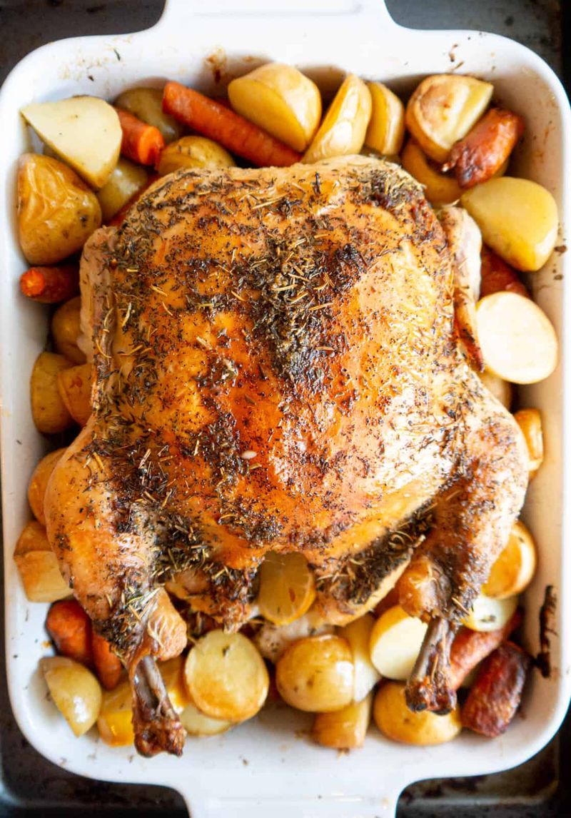Roast Chicken with Root Vegetables