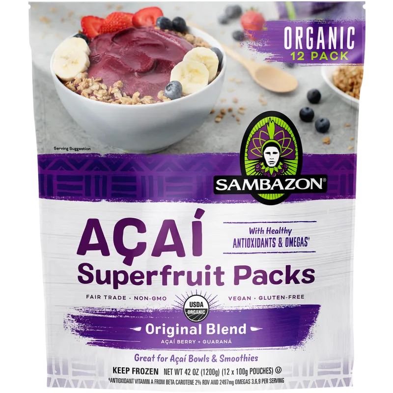 Sambazon Organic Acai Superfruit Packs