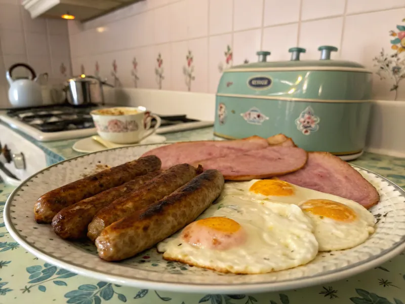 Sausage Links and Ham Steaks