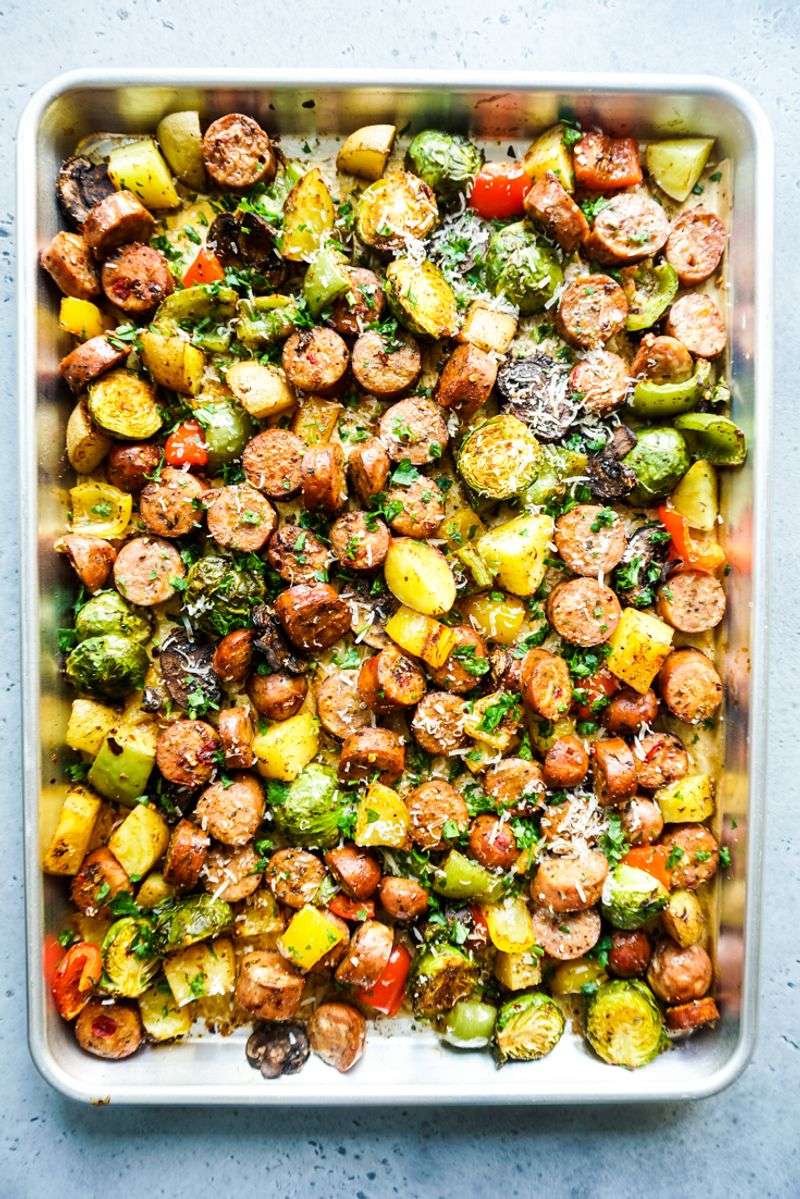 Sausage and Veggie Bake