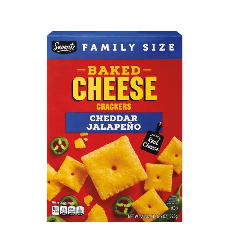 Savoritz Baked Cheddar Jalapeno Crackers