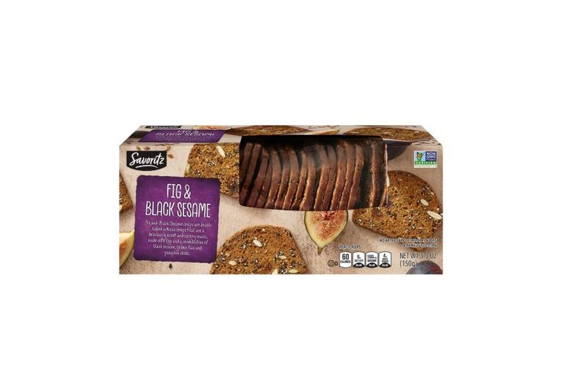 Savoritz Fig & Black Sesame Crisps