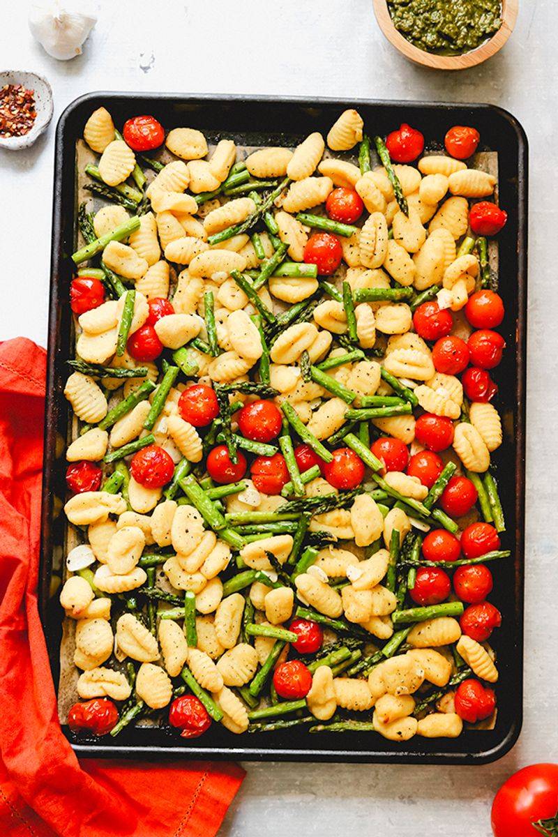 Sheet-Pan Gnocchi with Vegetables