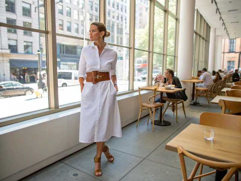 Shirt-Inspired Dresses for Polished Ease