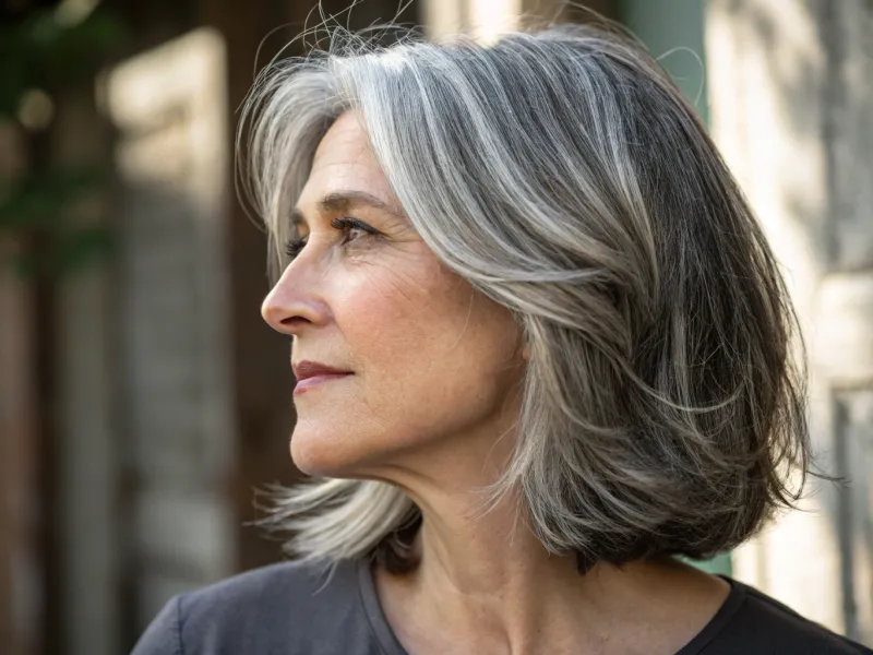 Shoulder-Length Bob with Layers