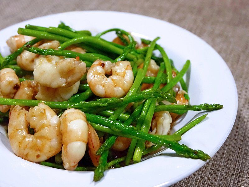 Skillet Gnocchi with Shrimp & Asparagus