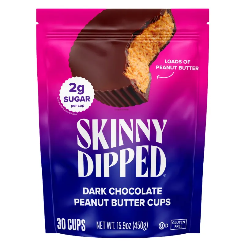 SkinnyDipped Dark Chocolate Peanut Butter Cups