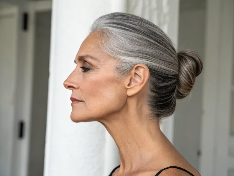 Sleek Low Bun