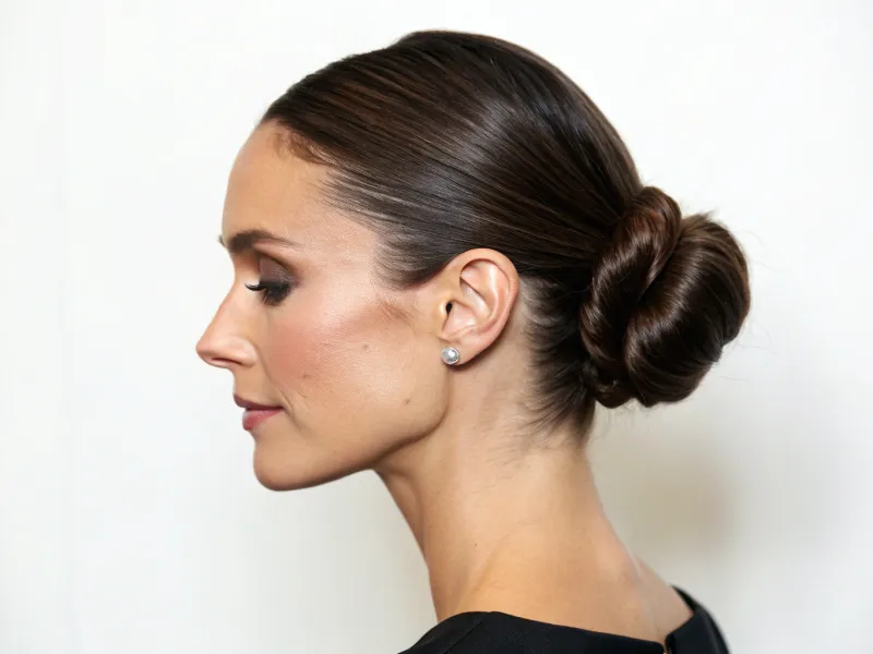 Sleek Low Bun