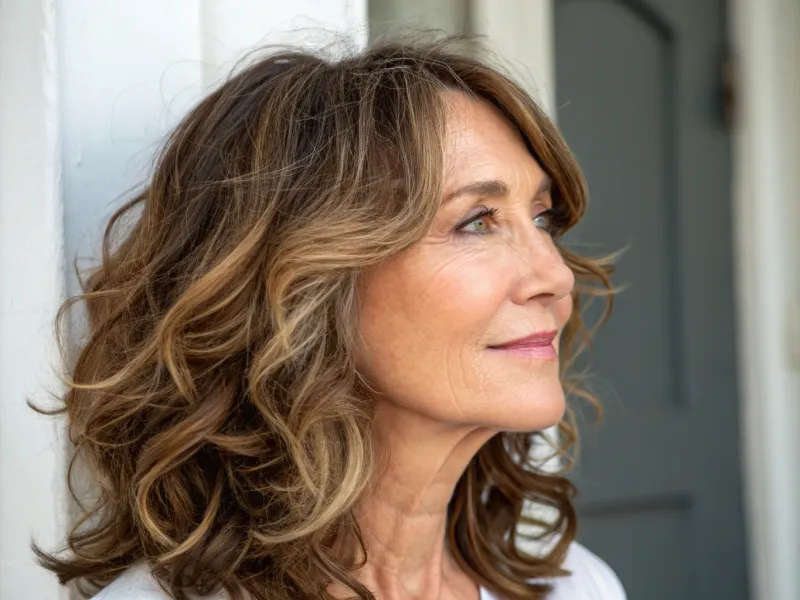 Soft Shoulder-Length Waves