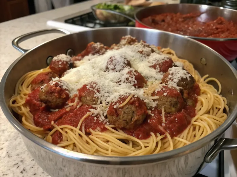 Spaghetti and Meatballs