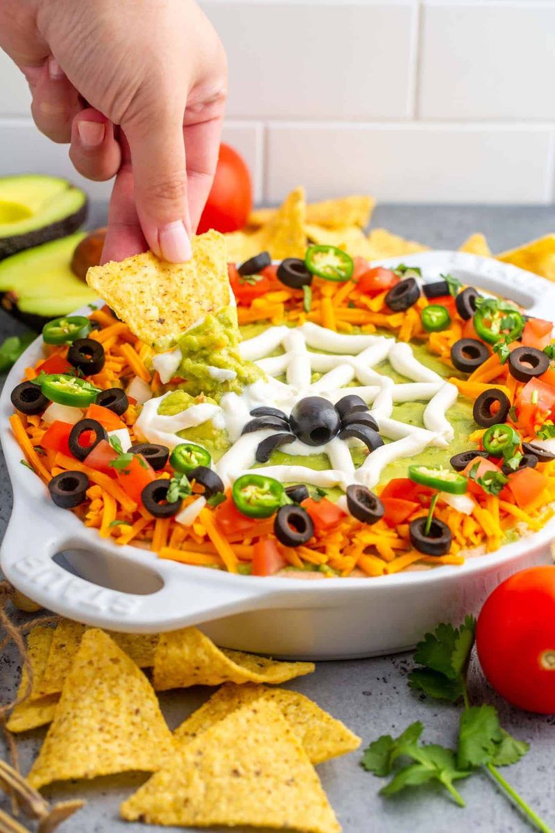 Spiderweb Nacho Platter