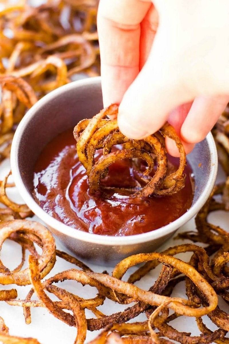 Spiralized and Seasoned Curly Crunch