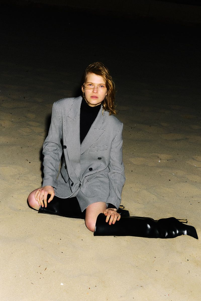 Standard Black Wool Blazer Coats → Colored or Textured Blazer Coats