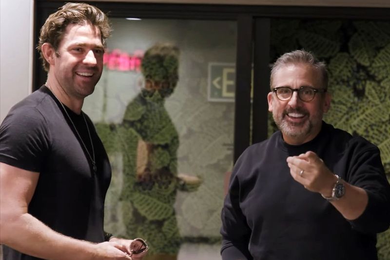 Steve Carell & John Krasinski: 'Office' Buddies Beyond Dunder Mifflin