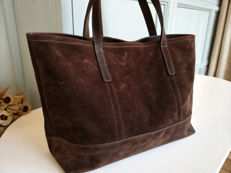 Suede Tote Bag