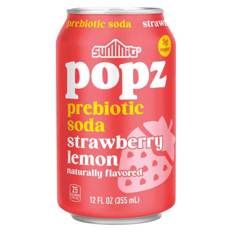 Summit Popz Prebiotic Sodas