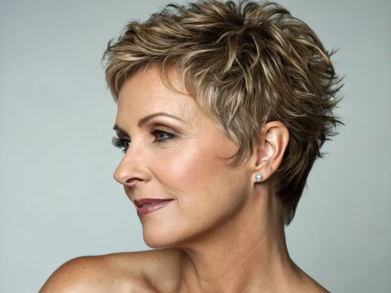 Textured Pixie Cut