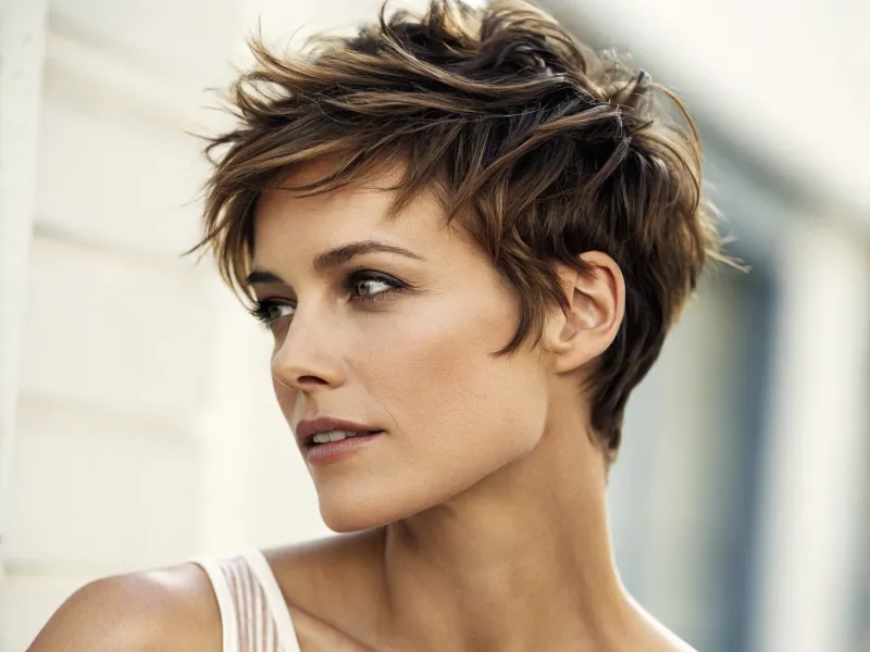 Textured Pixie Cut