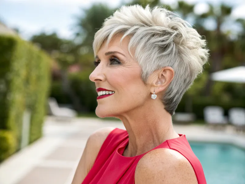 The Pixie Cut with Textured Bangs