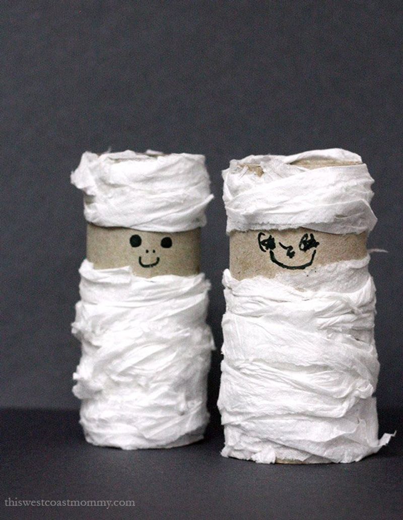 Toilet Paper Mummies