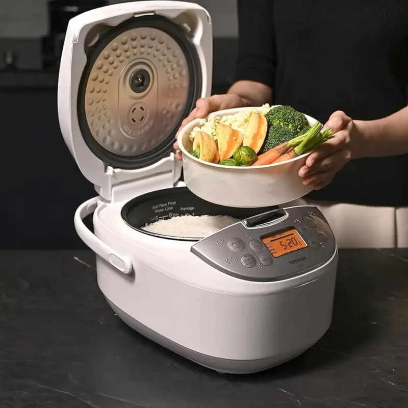 Toshiba 6-Cup Rice Cooker with Fuzzy Logic