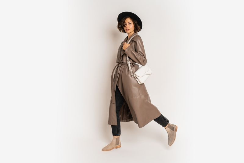 Traditional Trench Coats → Modern Trench with Unexpected Details