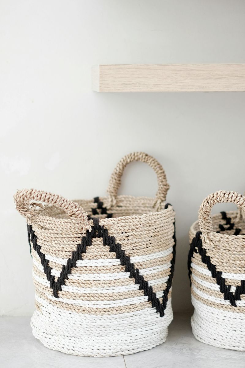 Use Decorative Storage Baskets