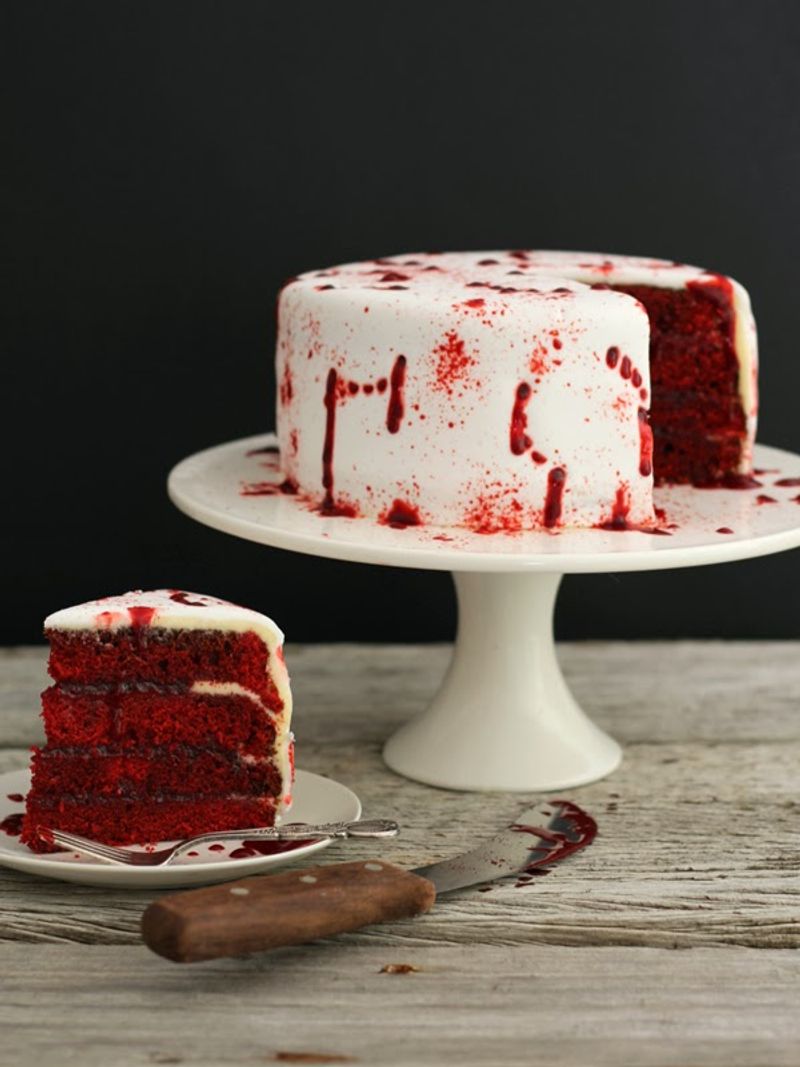 Vampire Bite Red Cake