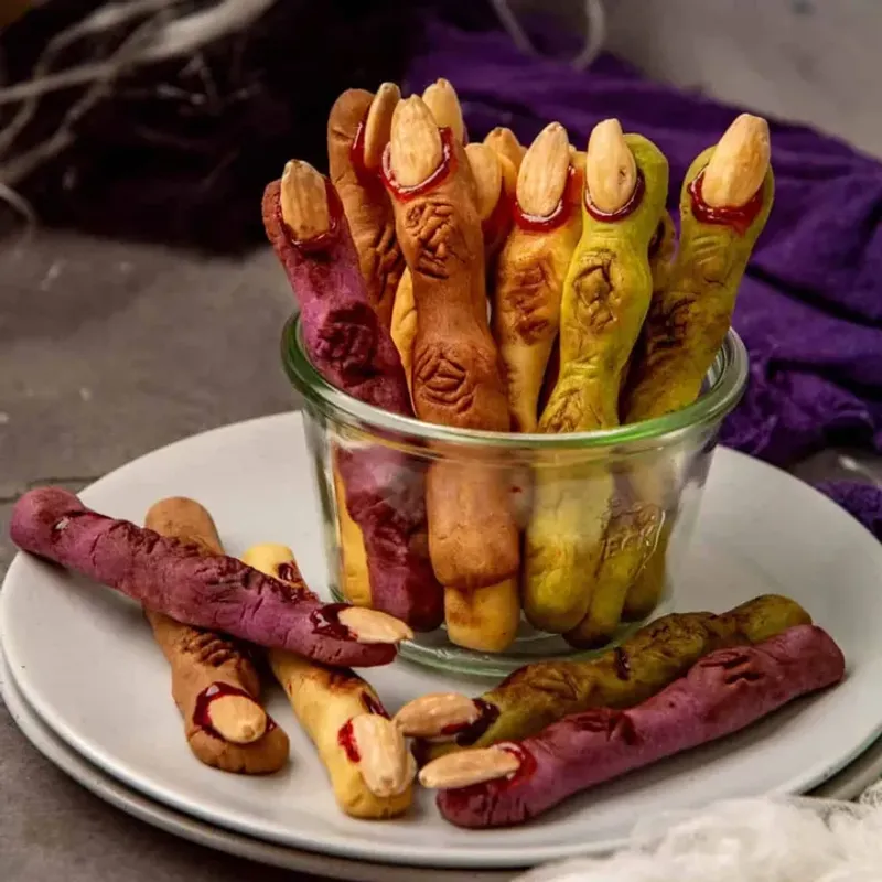 Witch Finger Breadsticks or Cookies
