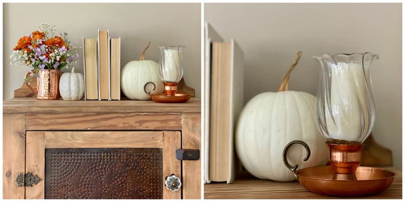 Wood and Copper Accent Pieces