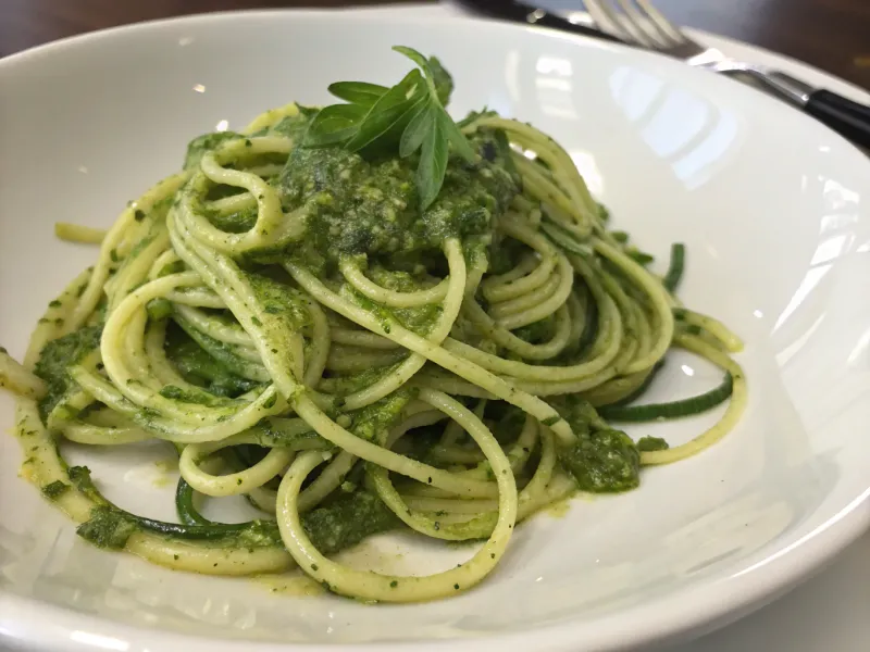 Zucchini Noodles with Pesto