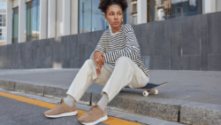 10 Polished Outfits Fashionable Women Are Wearing with Sneakers (Instead of Boots)