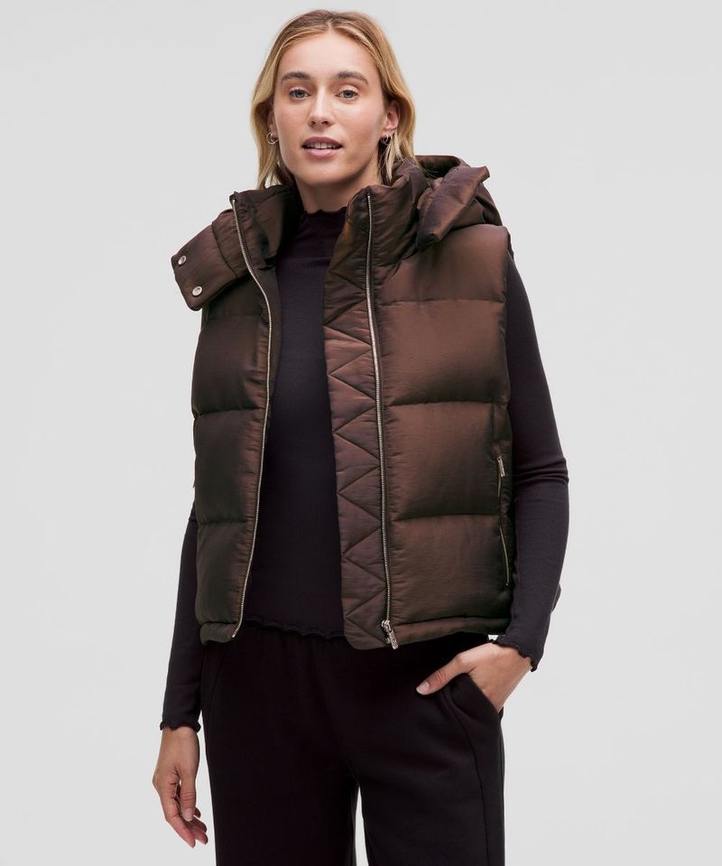 Lululemon Wunder Puff 600-Down-Fill Cropped Vest