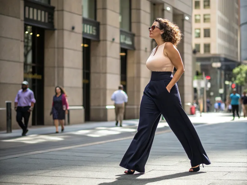 Avoid Wide-Leg or Flared Pants