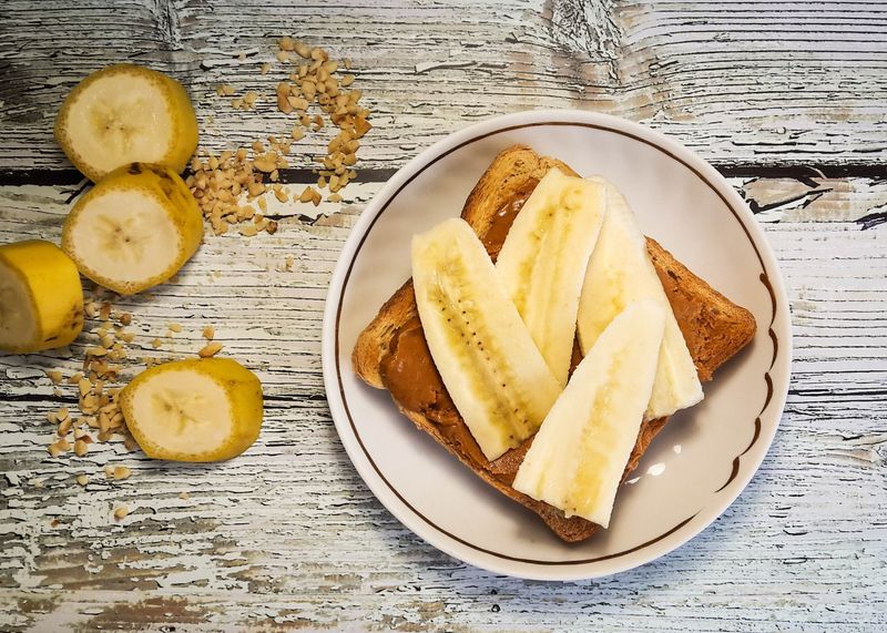 Banana with Almond Nut Butter