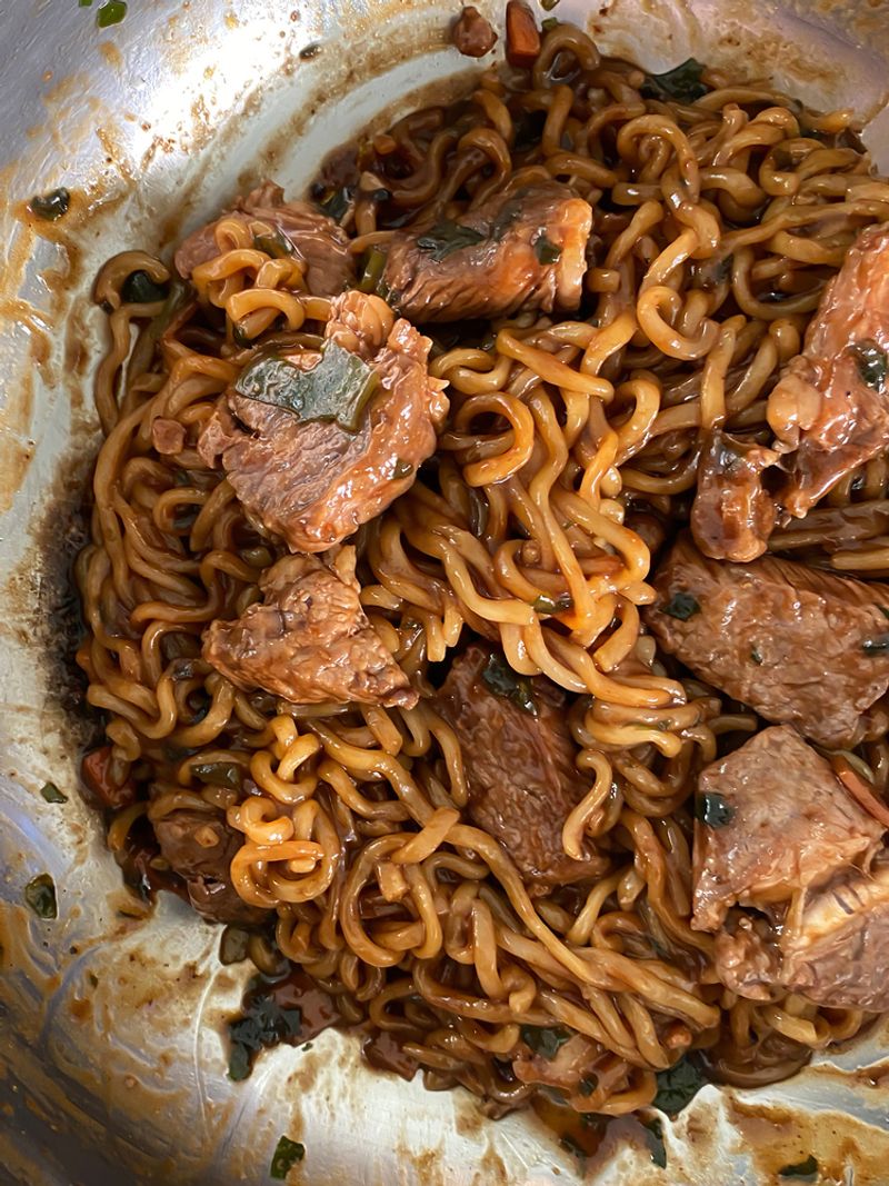 Beef Ramen Stir-Fry