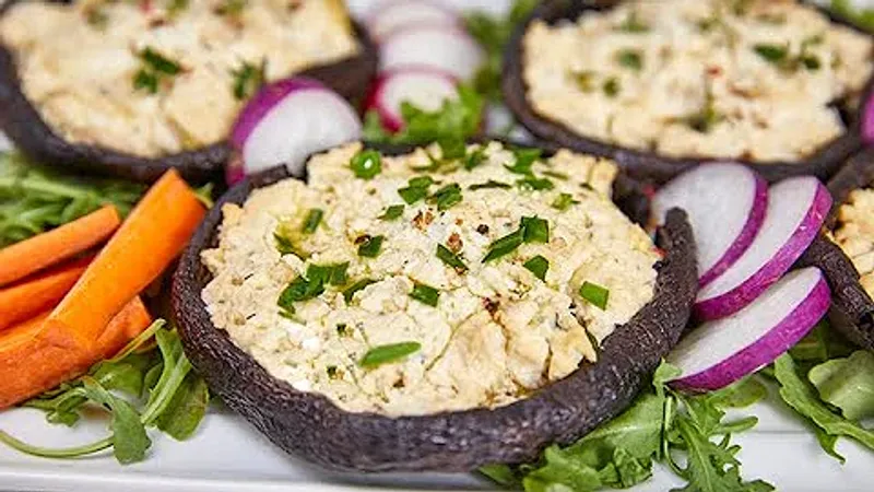 Boursin-Stuffed Mushrooms