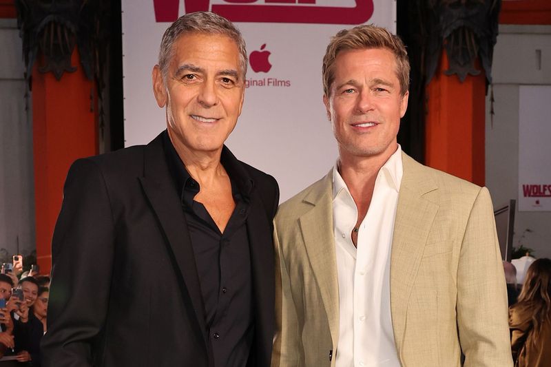 Brad Pitt & George Clooney
