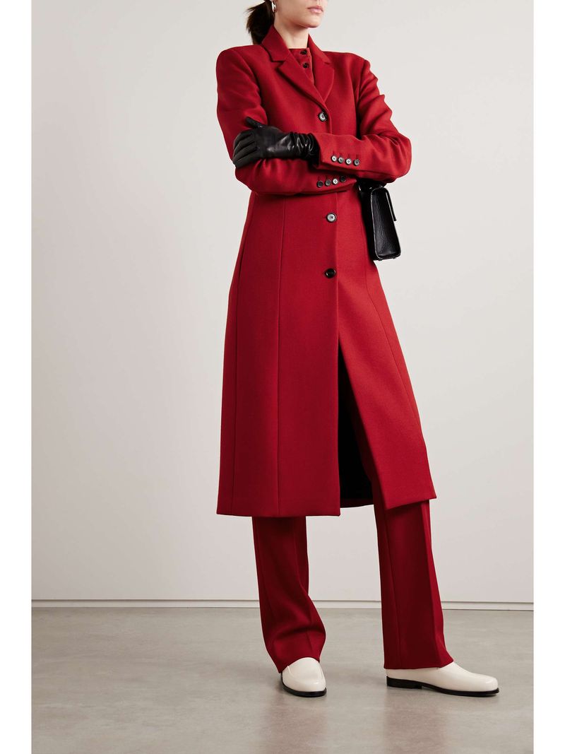 Bright Red Statement Coats
