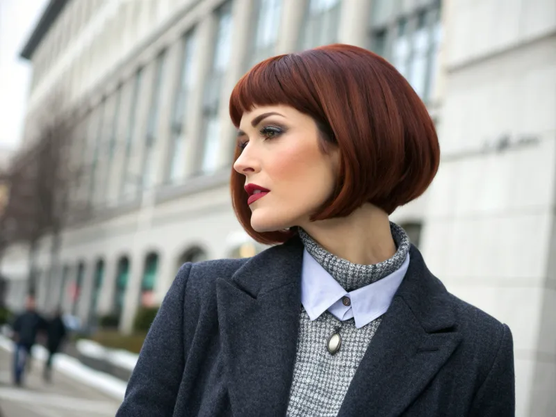 Classic Side Part Bob