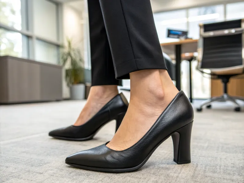 Closed-Toe Heels or Polished Flats