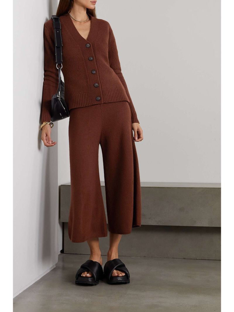 Cropped Wide-Leg Pants