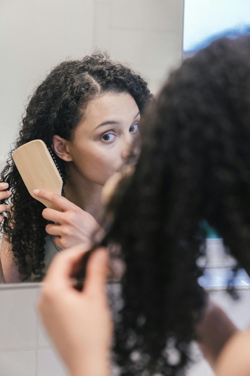 Ditch the Brush on Dry Hair