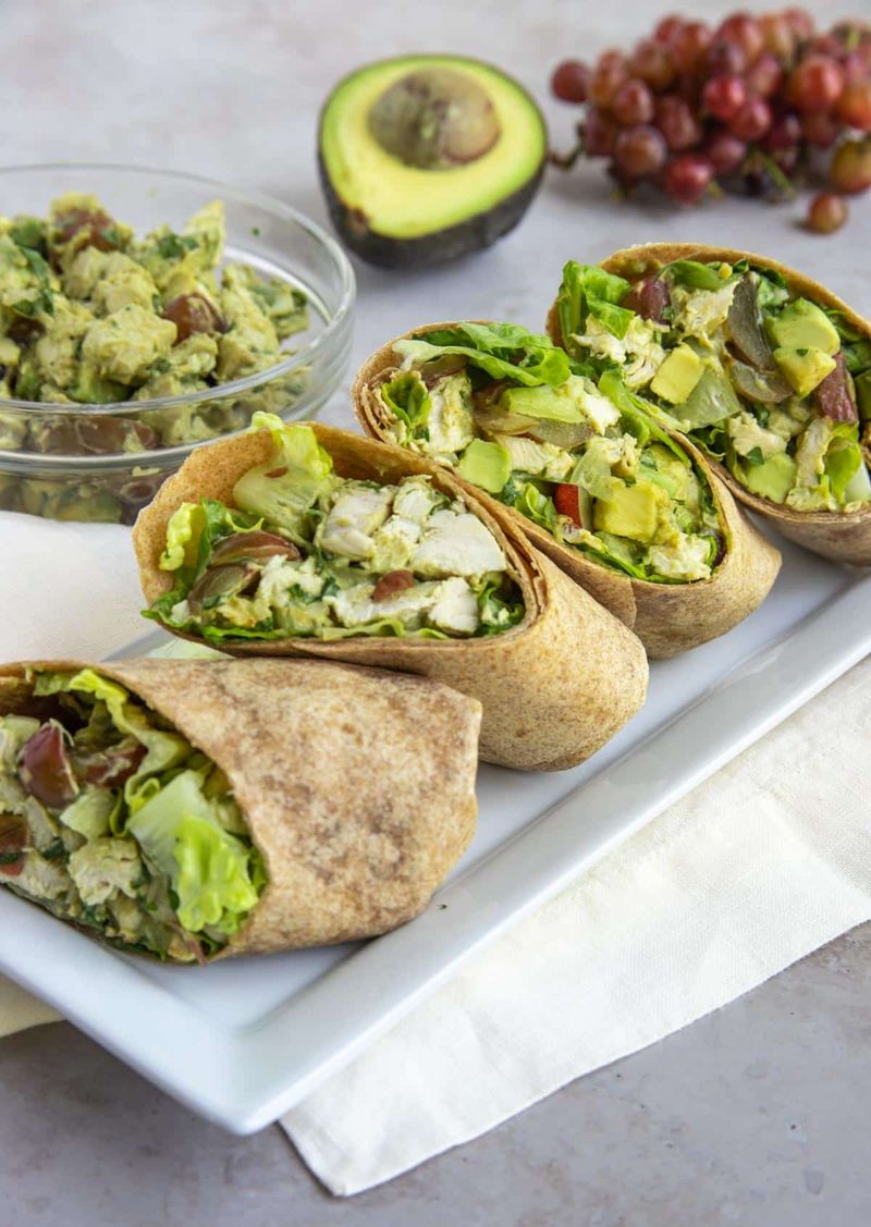 Egg & Avocado Spinach Wrap